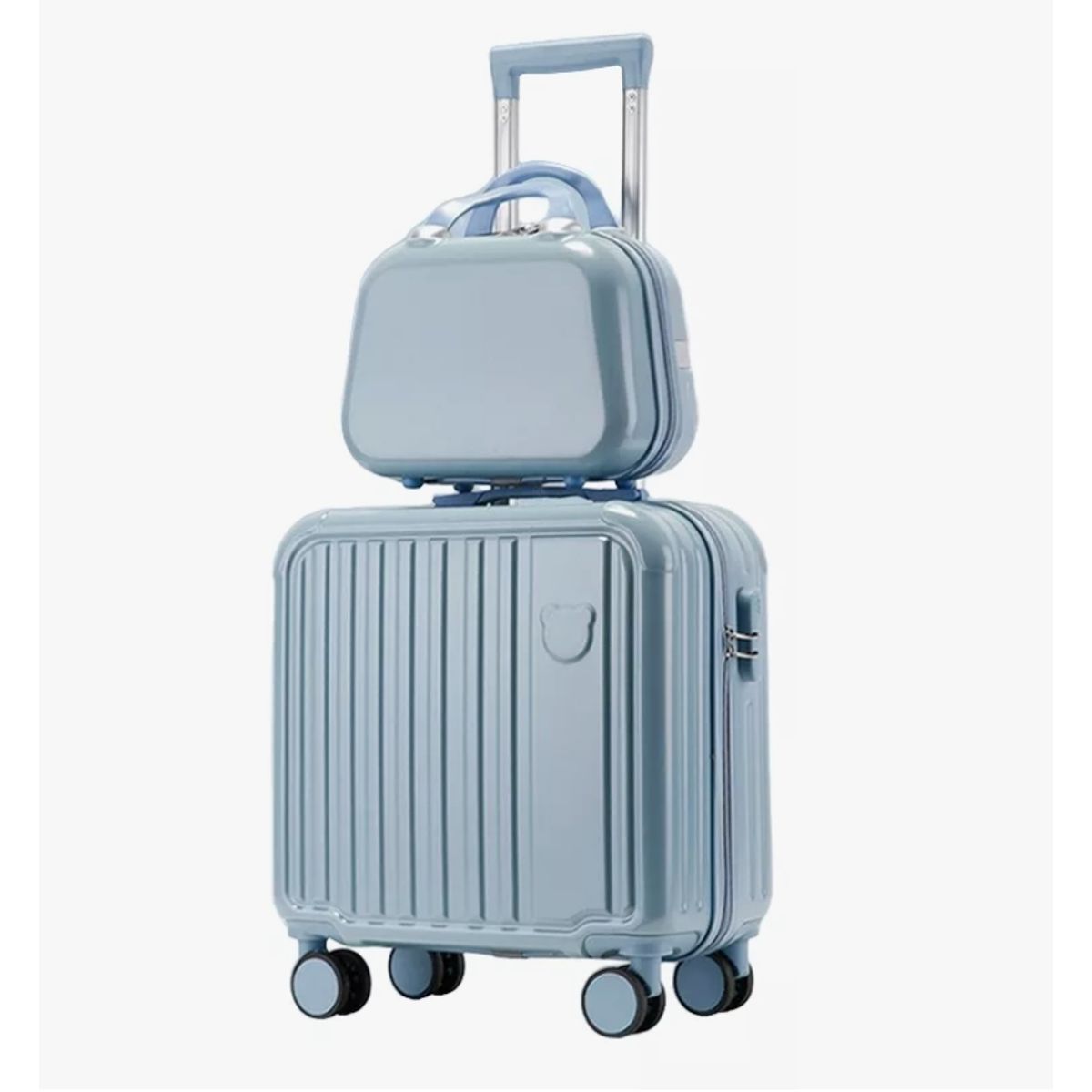 HOMER OUTDOOR - Set Maleta Cabina 18 Pulgada Con Bolso De Viaje Para Adulto