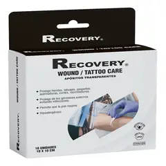 RECOVERY - Parche Impermeable Protege Heridas Tatuajes 10x10cm