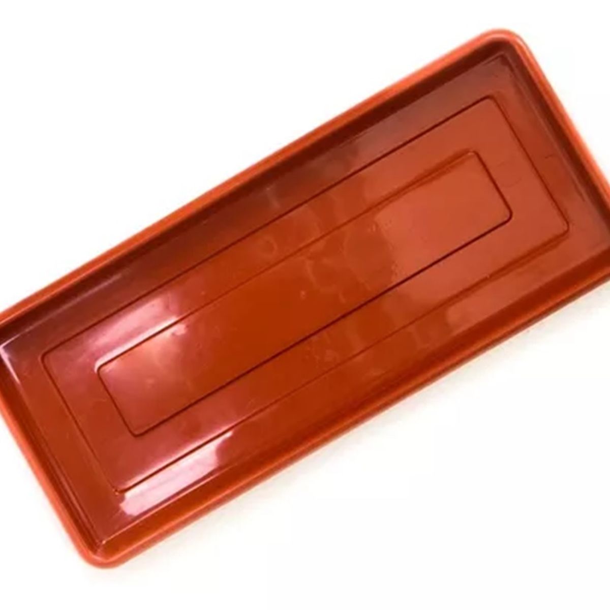 GENERICO - Pack 10 Plato Base Macetero Jardinería Rectangular 35 Var