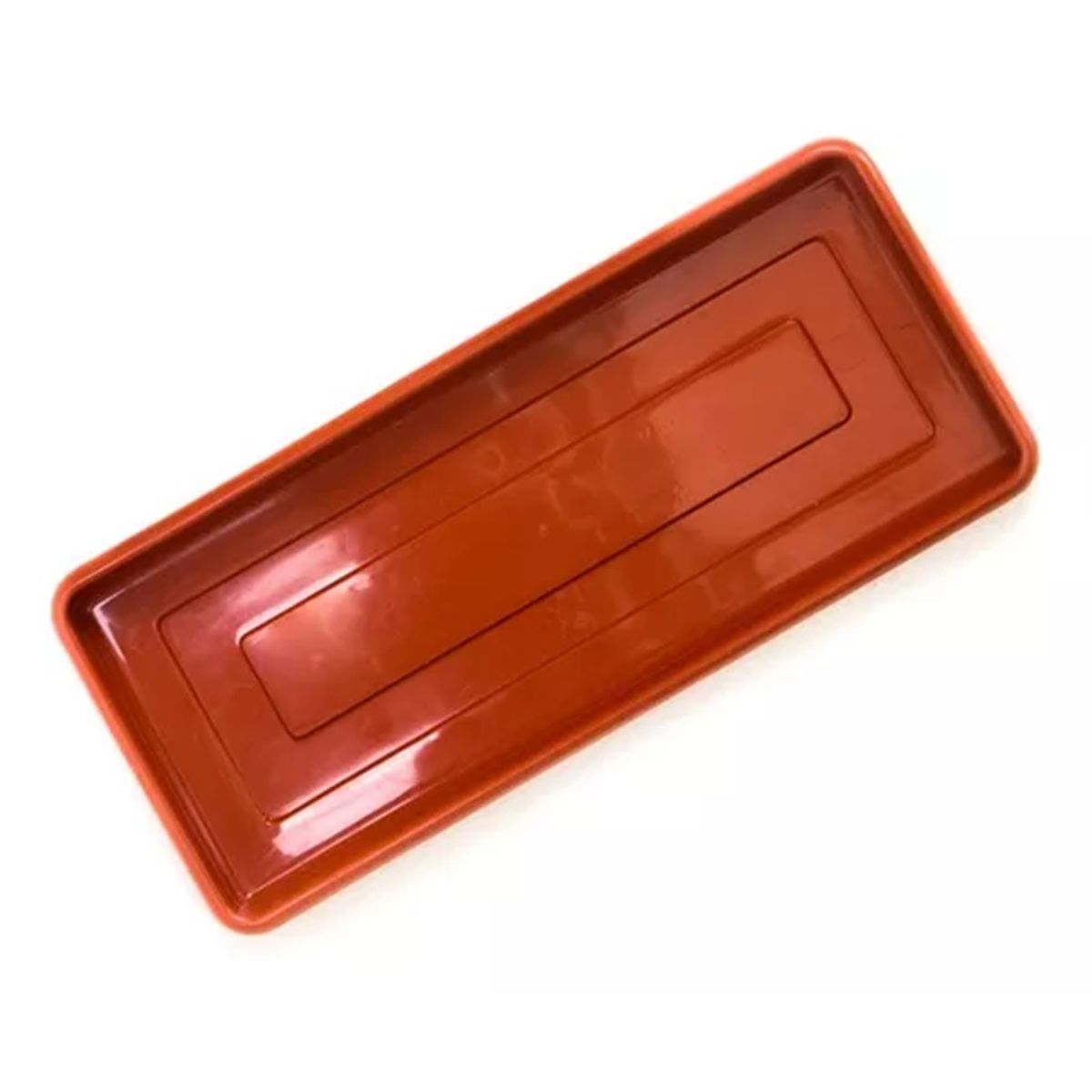 GENERICO - Pack 10 Plato Base Macetero Jardinería Rectangular 35 Var