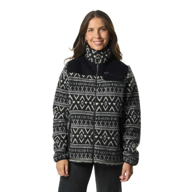 KIVUL - Polar Mavek Reciclado Mujer Negro