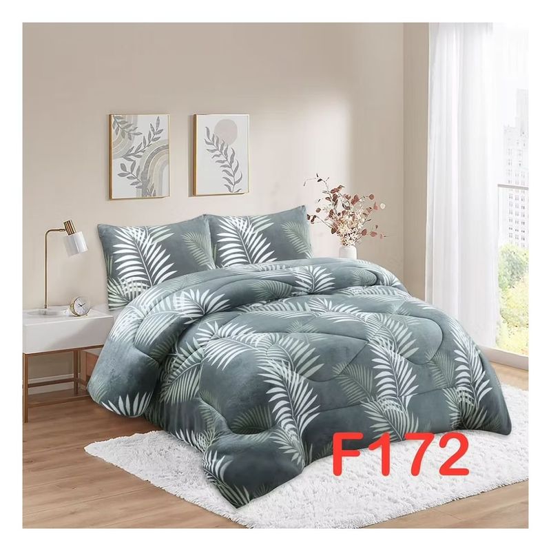 GENERICO - Cobertor Chiporro King Invierno - Gris Ramas F172