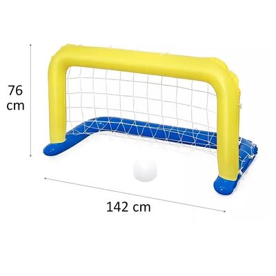 Imagen 2 del producto Arco Flotador Inflable Polo Piscina + Pelota 142x76 Cm