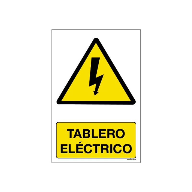 MAU PRINT - Señaletica Advertencia Tablero Electrico 20x30