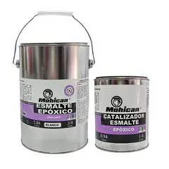 MOHICAN - PROMO ESMALTE EPÓXICO BLANCO 3/4 GAL + CATALIZADOR 1/4 GAL