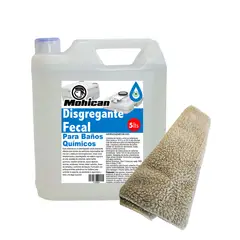 MOHICAN - PROMO DISGREGANTE FECAL 5 LTS + CUBREPISO CHIPORRO 65X45 CMS