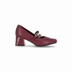 PICCADILLY - Zapato Mary Jane Mujer Vino/Charol Estela