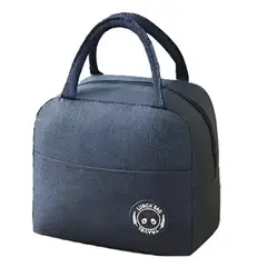 GENERICO - Lonchera Azul Bolsa Termica Colación Almuerzo Portatil Unisex