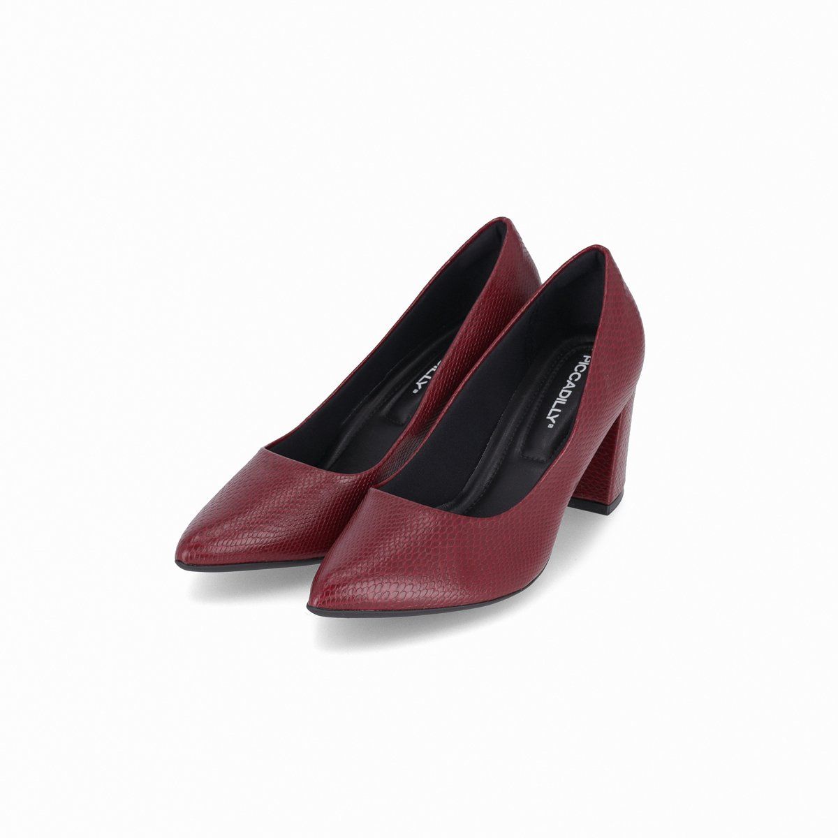 PICCADILLY - Zapato Mujer Vino/Snake Luiza 442 Piccadilly