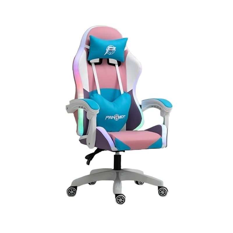 PANTHER - Silla Gamer Panther Profesional con Vibración Rosa