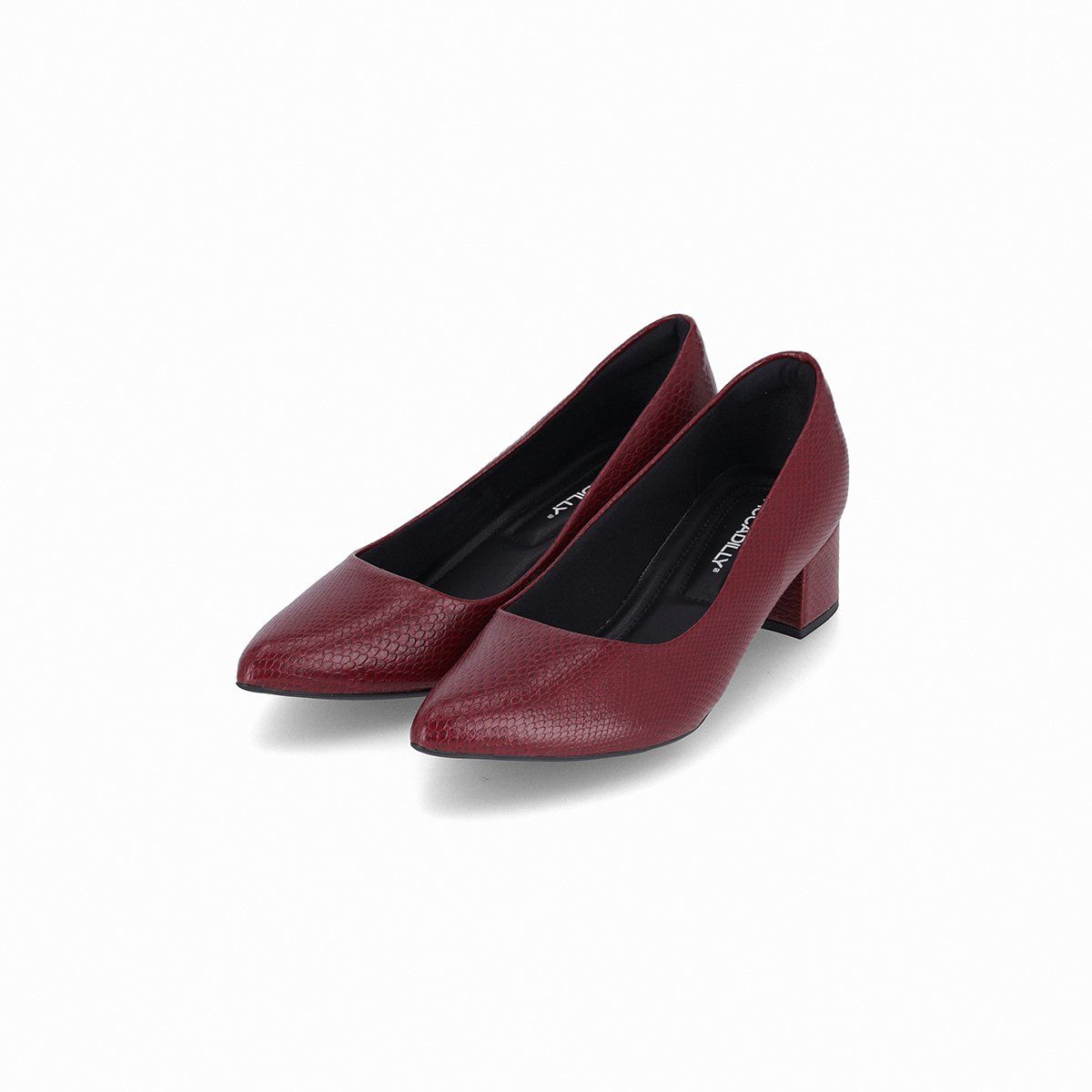 PICCADILLY - Zapato Mujer Vino/Snake Taci Piccadilly