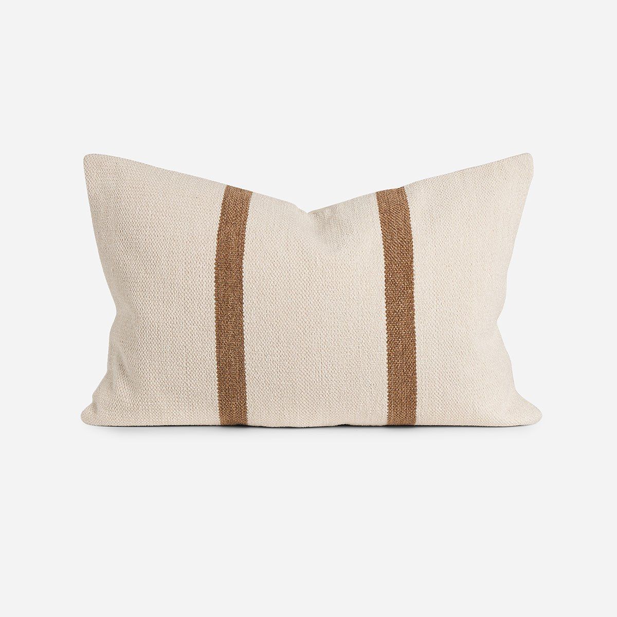 ROSEN - Funda de Cojín Ambiente Algodón Opal 60 x 40 cm Crudo-Camel