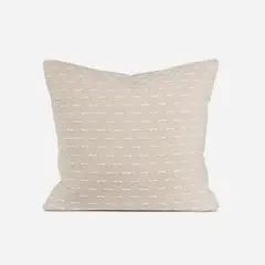 ROSEN - Funda de Cojín Bordado Gunnar 50 x 50 cm Beige