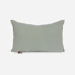 ROSEN - Funda de Cojín Ambiente Lino-Algodón 60 x 40 cm Verde