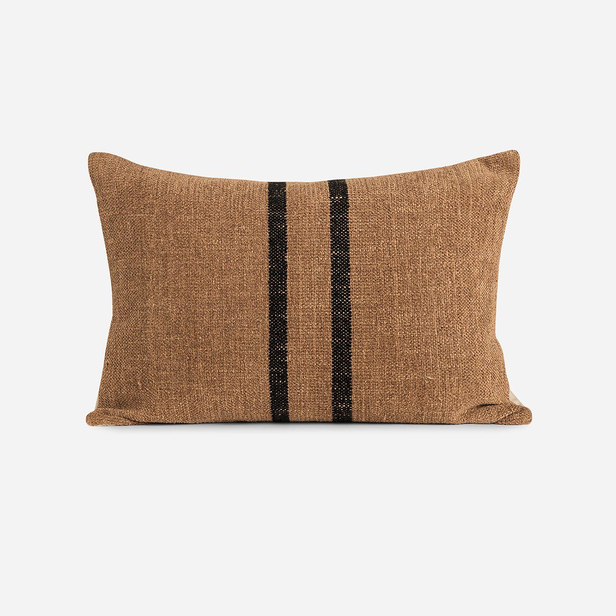 ROSEN - Funda de Cojín Ambiente Algodón Ofra 35 x 50 cm Café