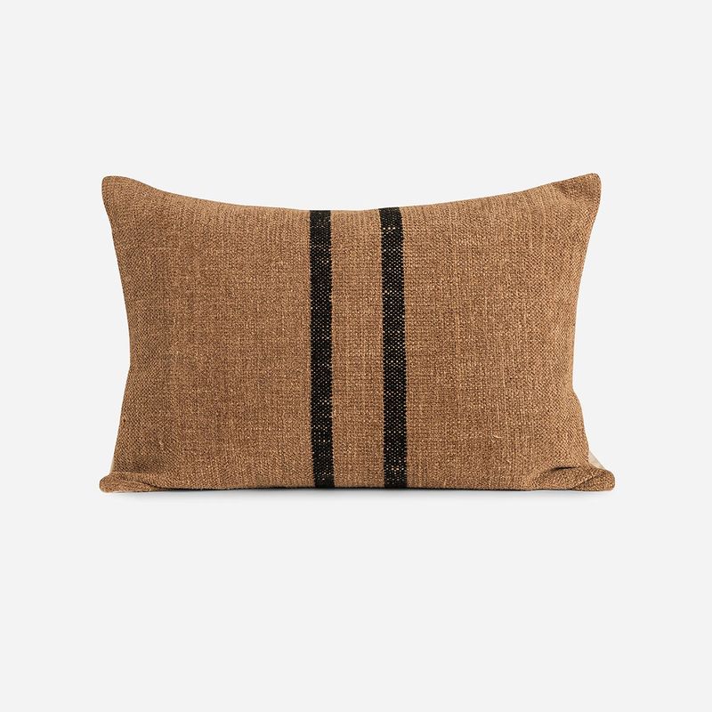 ROSEN - Funda de Cojín Ambiente Algodón Ofra 35 x 50 cm Café