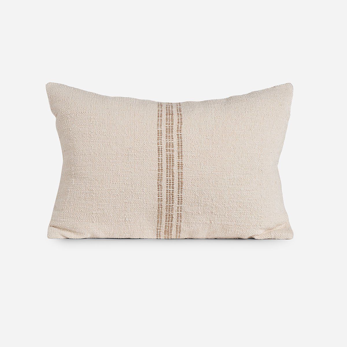 ROSEN - Funda de Cojín Ambiente Algodón Olya 35 x 50 cm Crudo/Camel