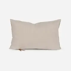 ROSEN - Funda de Cojín Ambiente Lino-Algodón 60 x 40 cm Arena