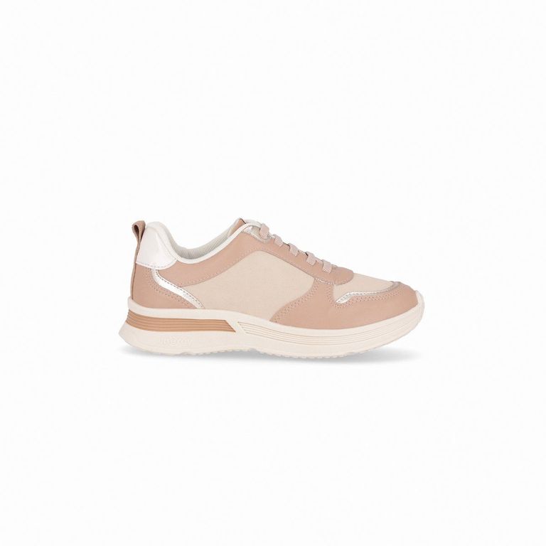 Zapatilla Urbana Mujer Nude/Rosado Energy
