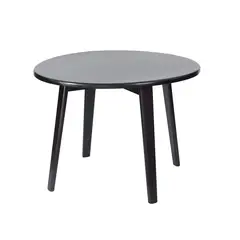 BETA NATIVA - Mesa Ignacia de comedor redonda color chocolate