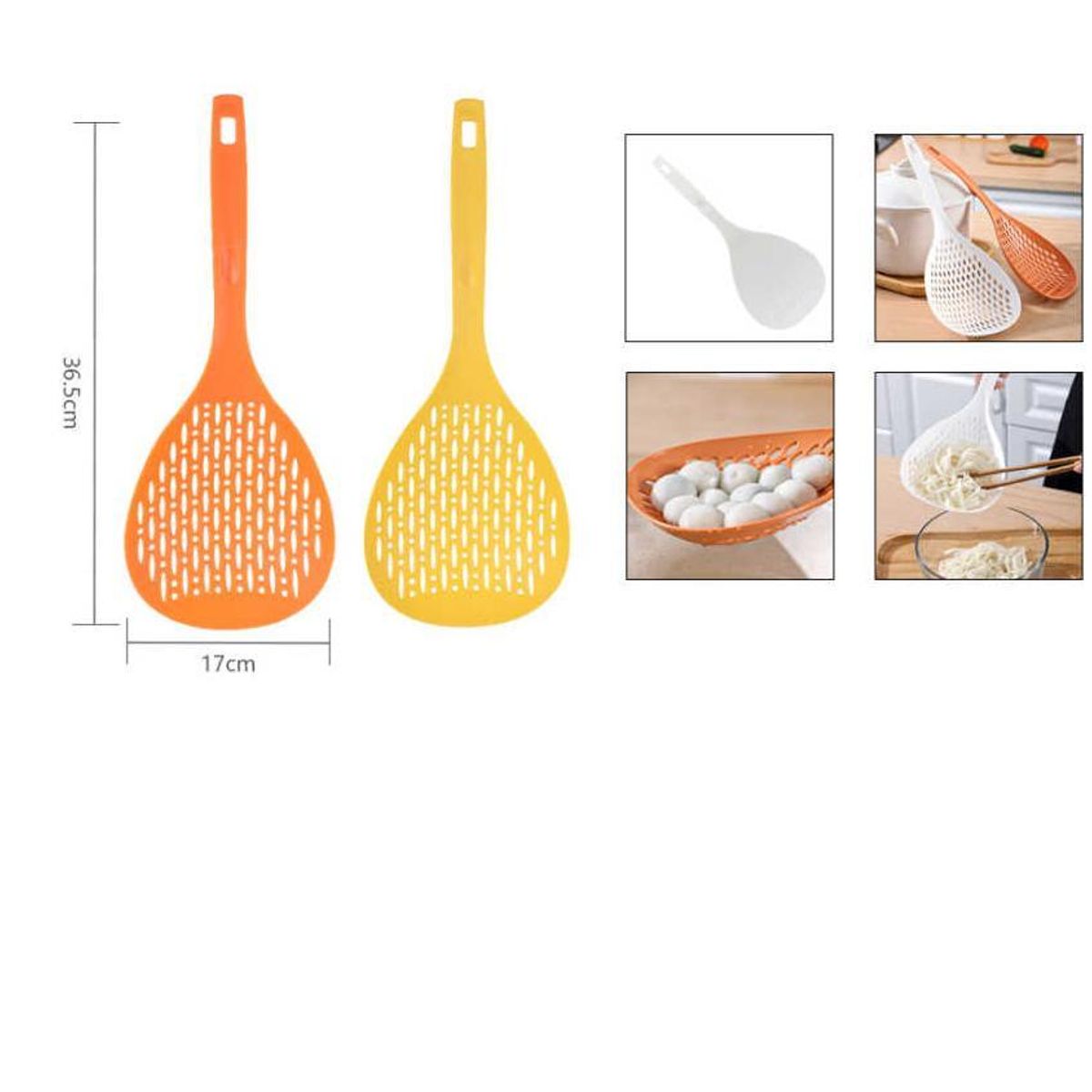 GENERICO - Colador Plástico Cucharon