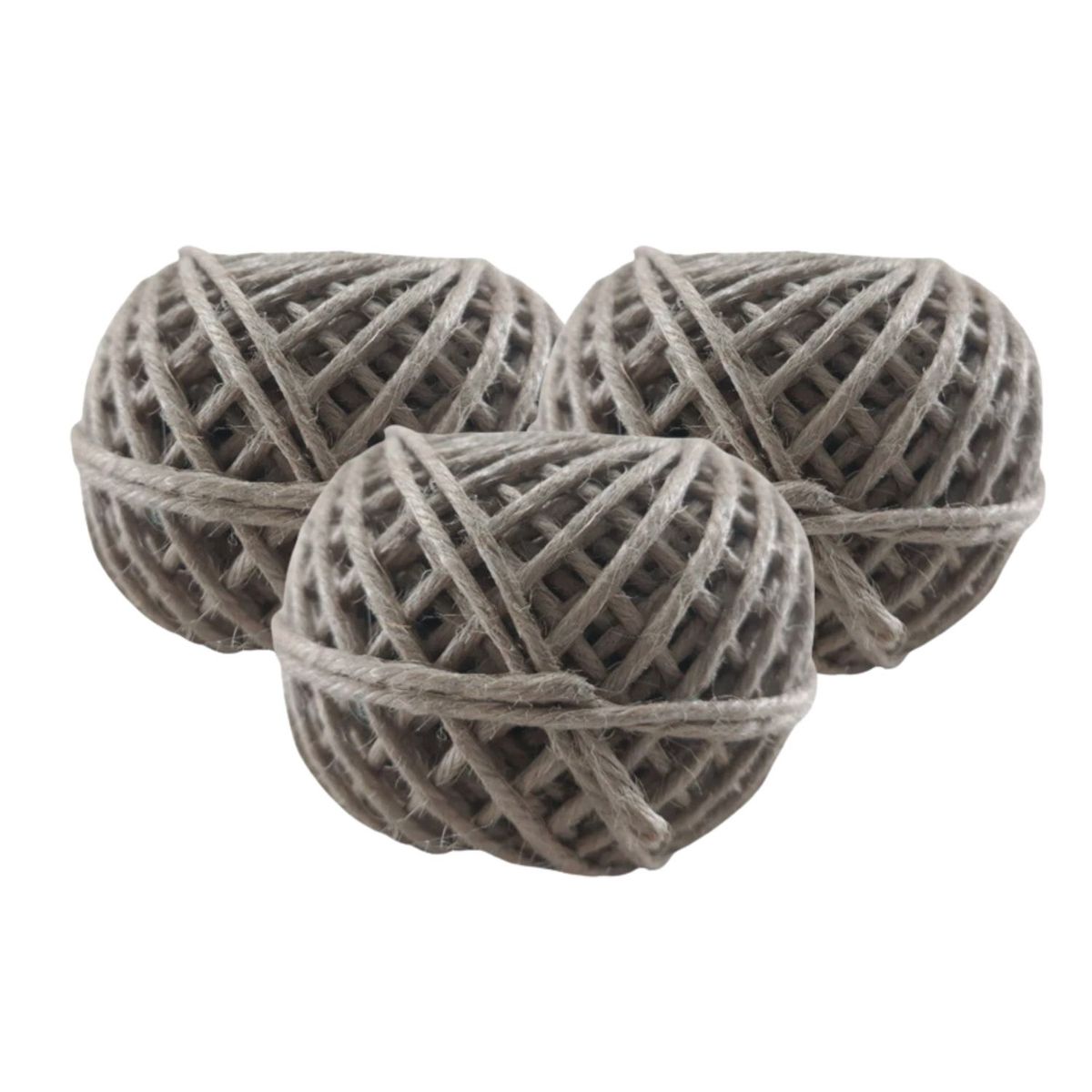 GENERICO - Ovillo De Yute desflocado 80 Grs 3 Hebras Pack 3 Uni