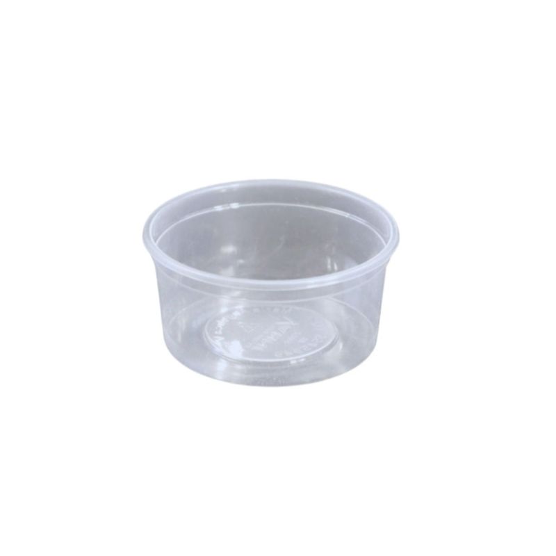 MOHICAN - Pote Pp Transparente   8 Oz/240 Cc Pack 50 Uni