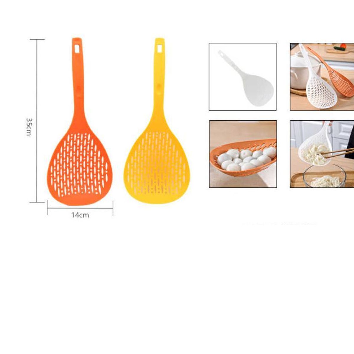 GENERICO - Colador Plástico Cucharon