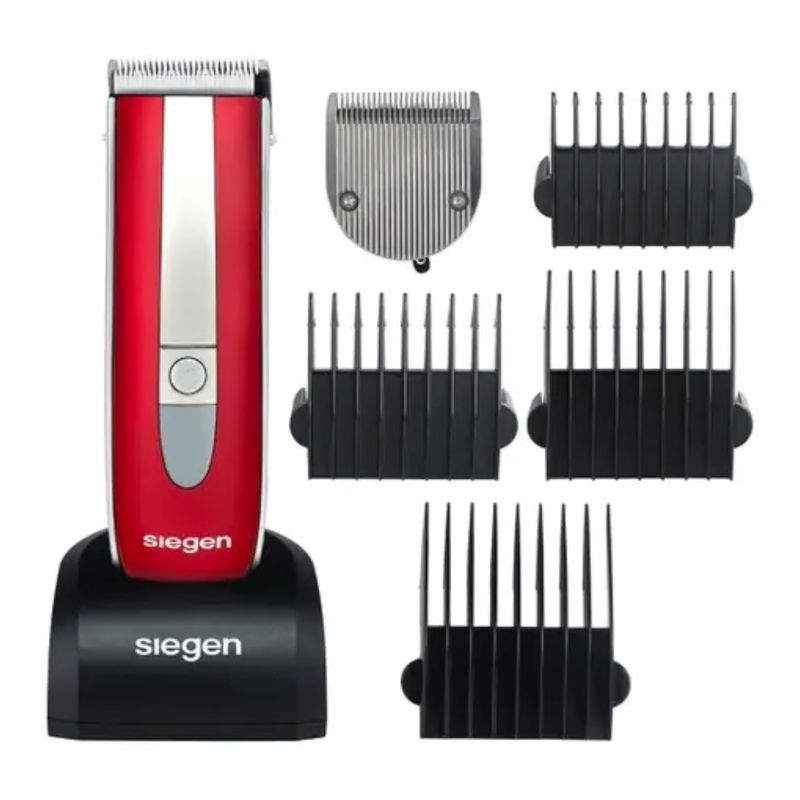 SIEGEN - Corta Pelo Siegen Multifuncional Cuchillas de Cerámica Recargable SG8590