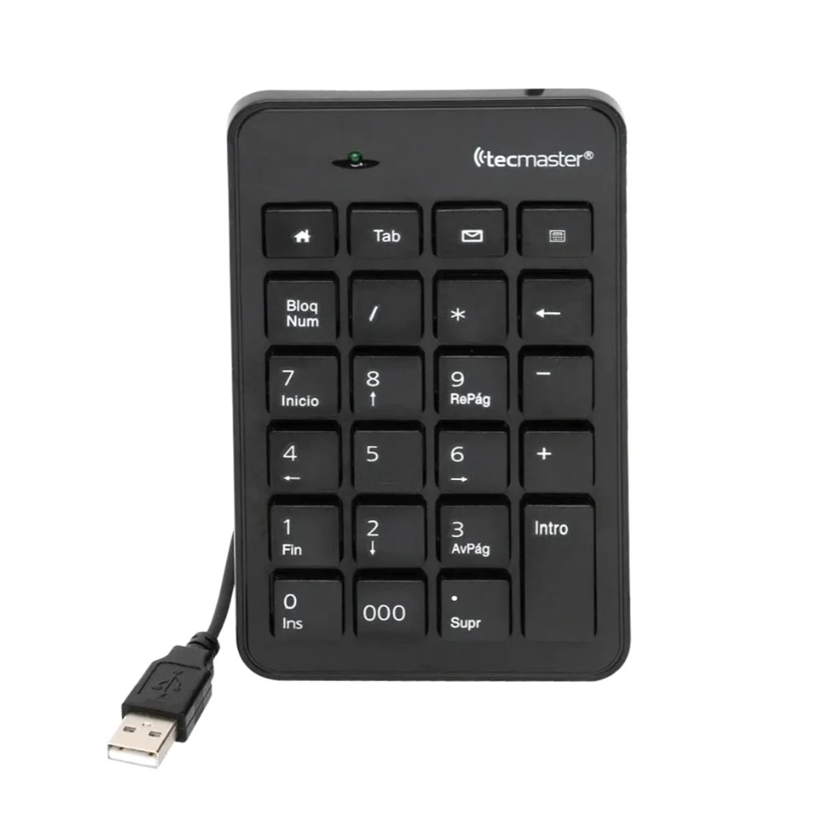 TECMASTER - Teclado - Pad Numérico - Tecmaster USB TM-100504