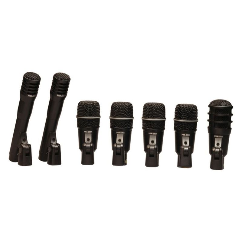 SUPERLUX - Set de 7 microfonos para bateria Superlux DRKA5C2