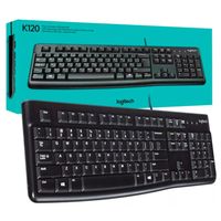 Teclado - K120 - 100% FullSize QWERTY + Numérico - USB
