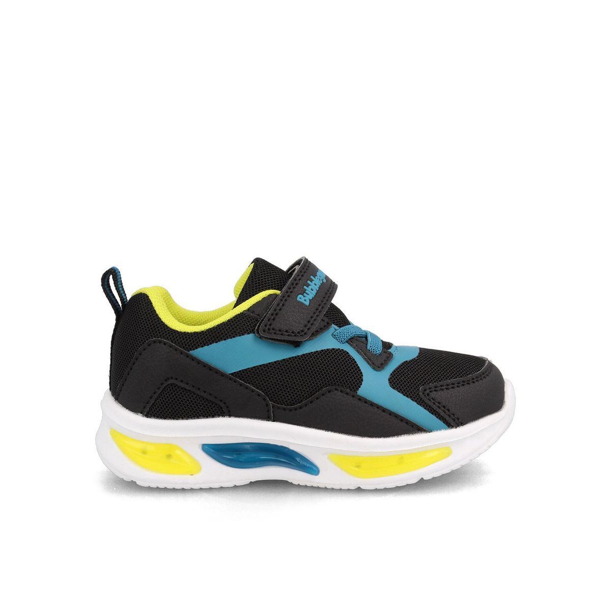 BUBBLE GUMMERS - Zapatilla Niño Bubblegummers Demian Negro-Lima Verde