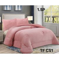 COBERTOR DE INVIERNO PLUSH LISO PLAZA Y MEDIA