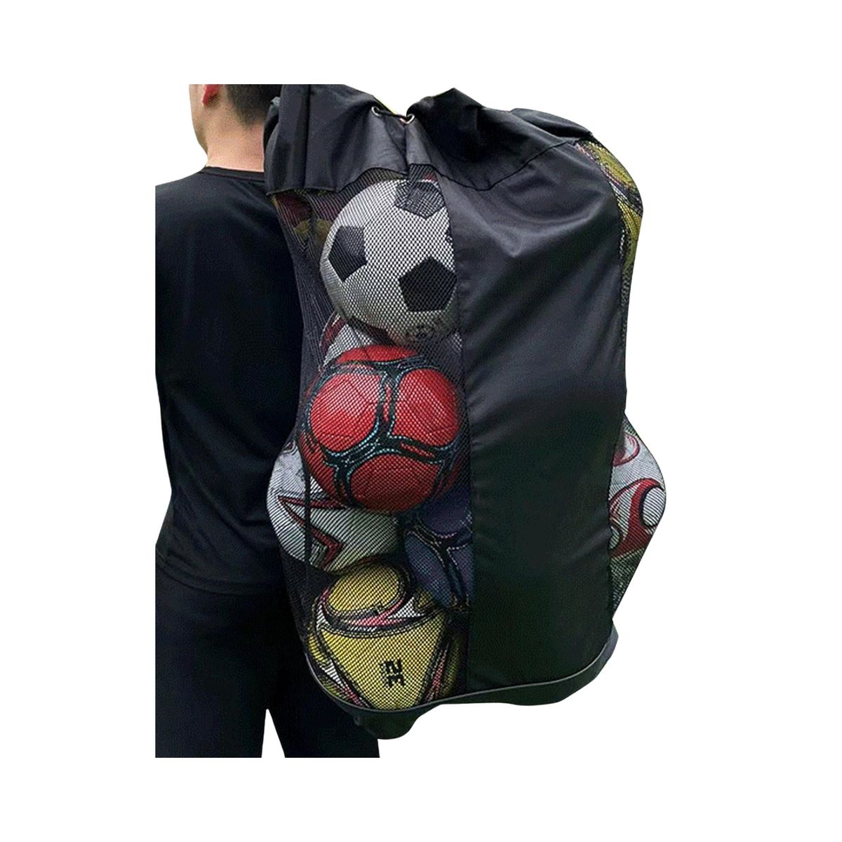GENERICO - Bolso Mochila Traslado Grande Porta Balones