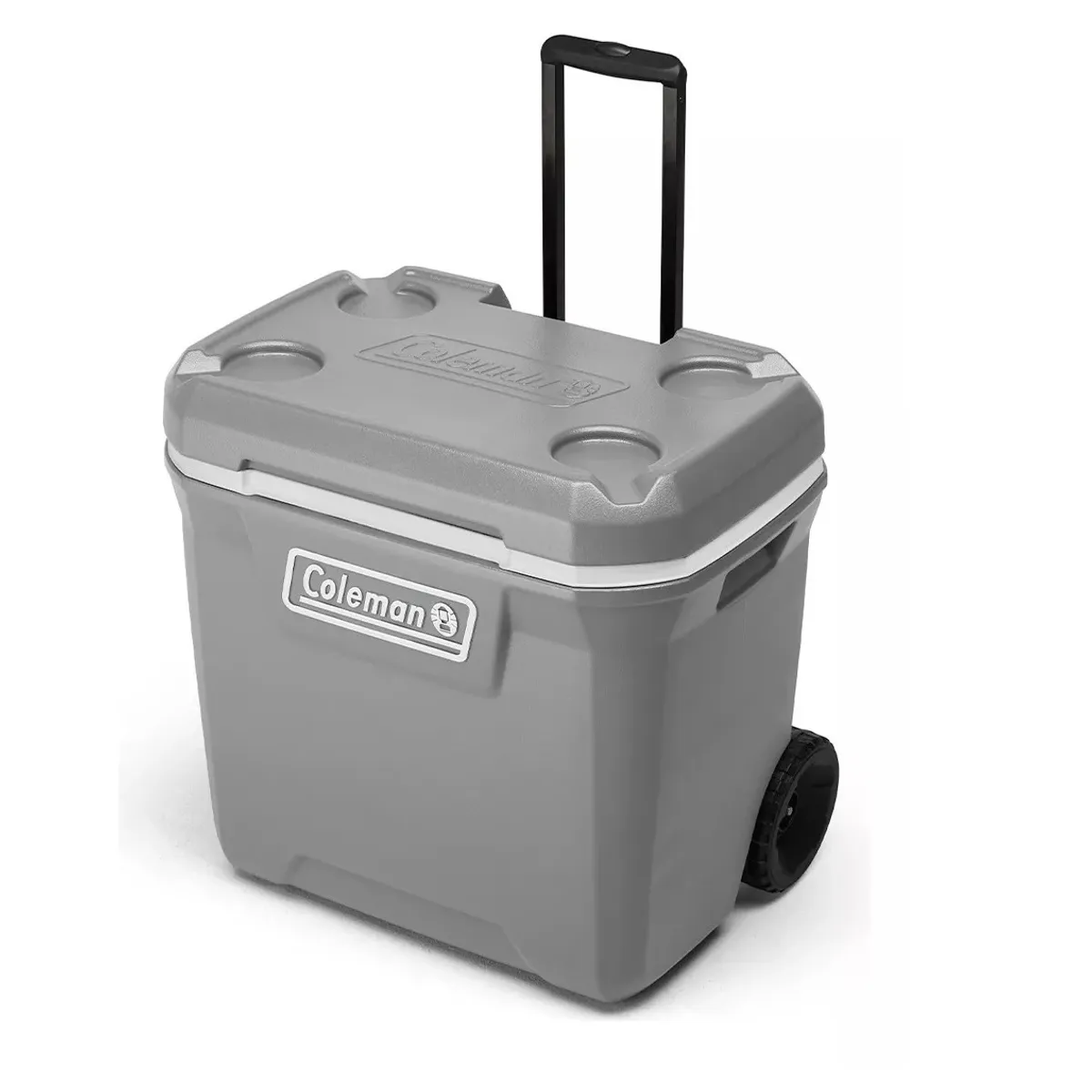 COLEMAN - Cooler Coleman Rock Gris Con Ruedas 62 Litros 65qt