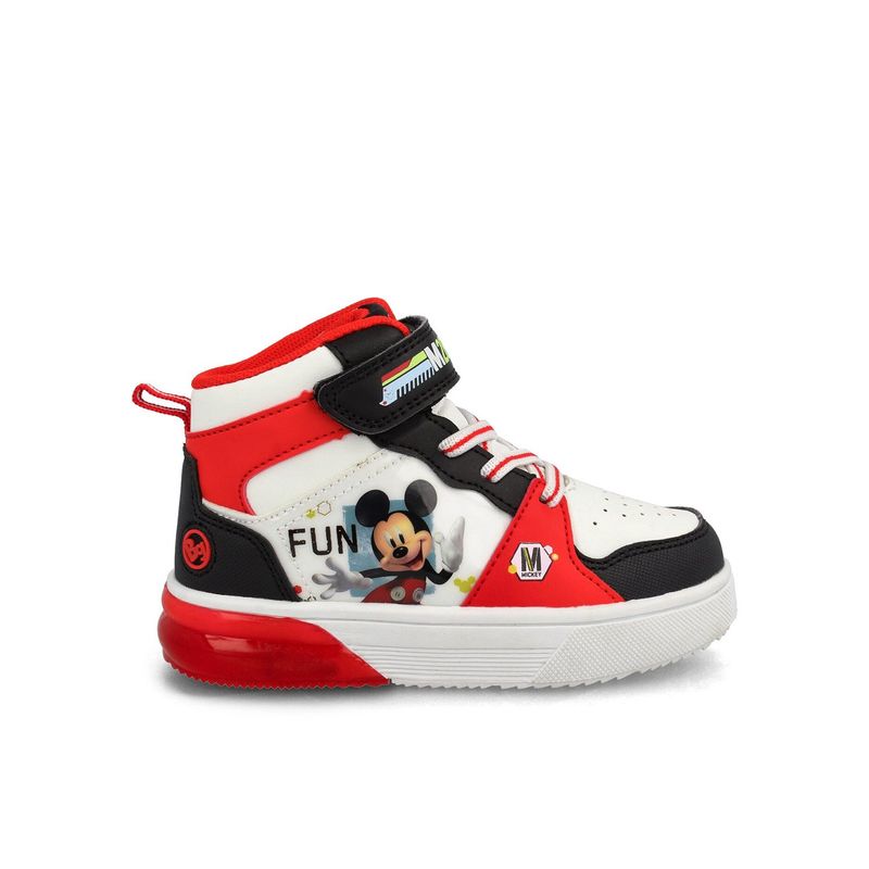 BUBBLE GUMMERS - Zapatilla Niño Bubblegummers Mickey Blanco- Rojo