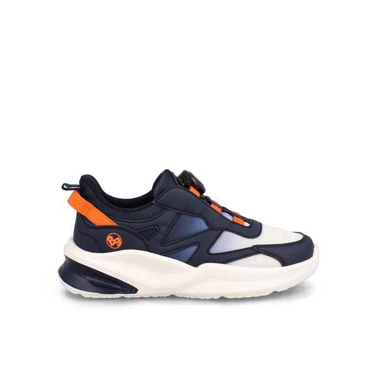 Zapatilla Niño Bubblegummers Dynamic Azul-Naranjo