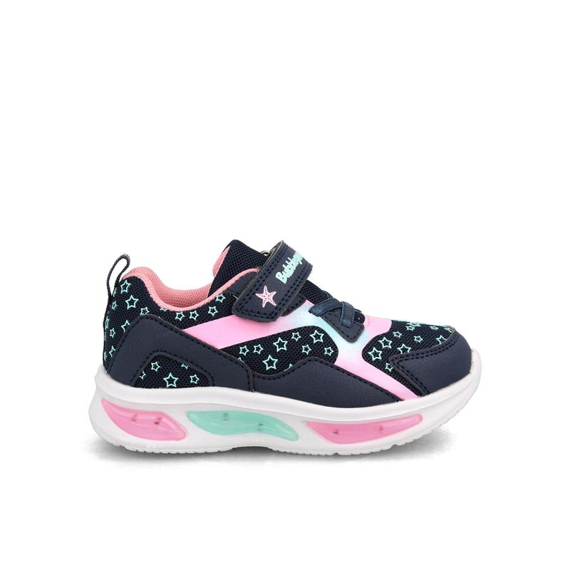 BUBBLE GUMMERS - Zapatilla Niña Bubblegummers Demian Azul-Rosado