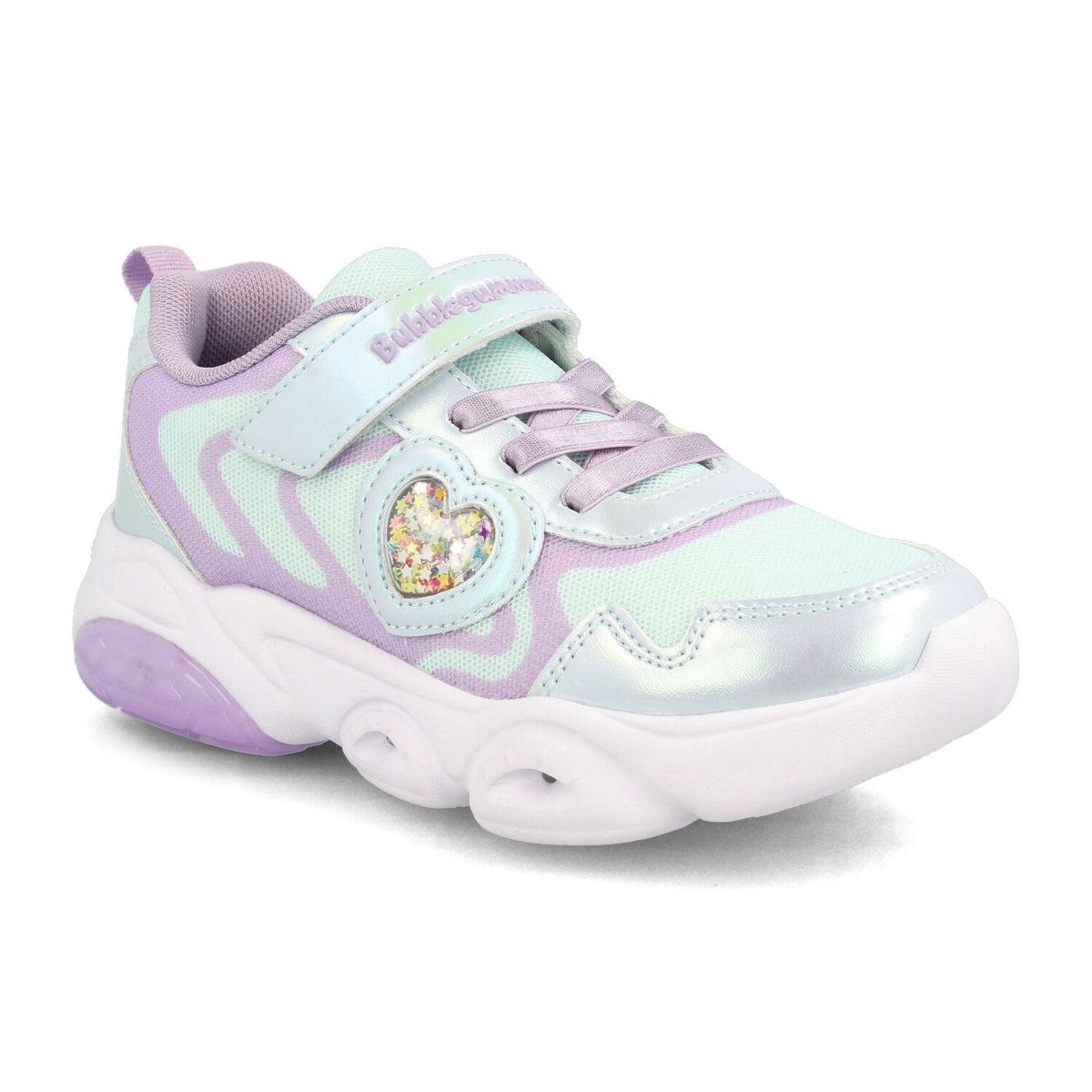 BUBBLE GUMMERS - Zapatilla Niña Bubblegummers Dakota  Verde-Lila