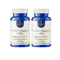 Pack x2 Selenio + Magnesio + Zinc 120 capsulas Karun Life