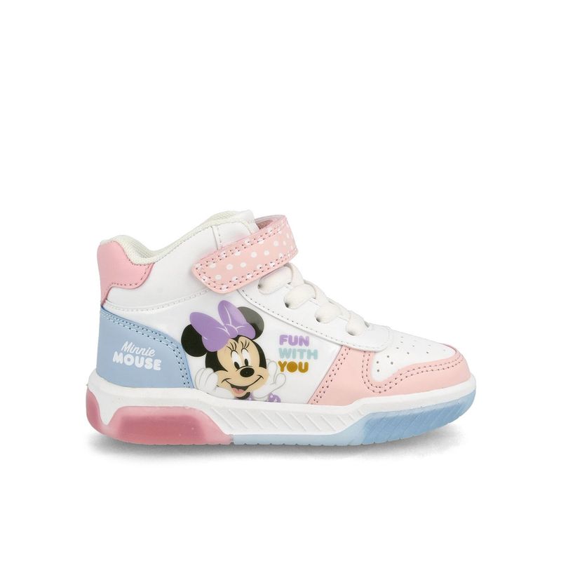 BUBBLE GUMMERS - Botín Niña Bubblegummers Minnie Blanco-Rosado