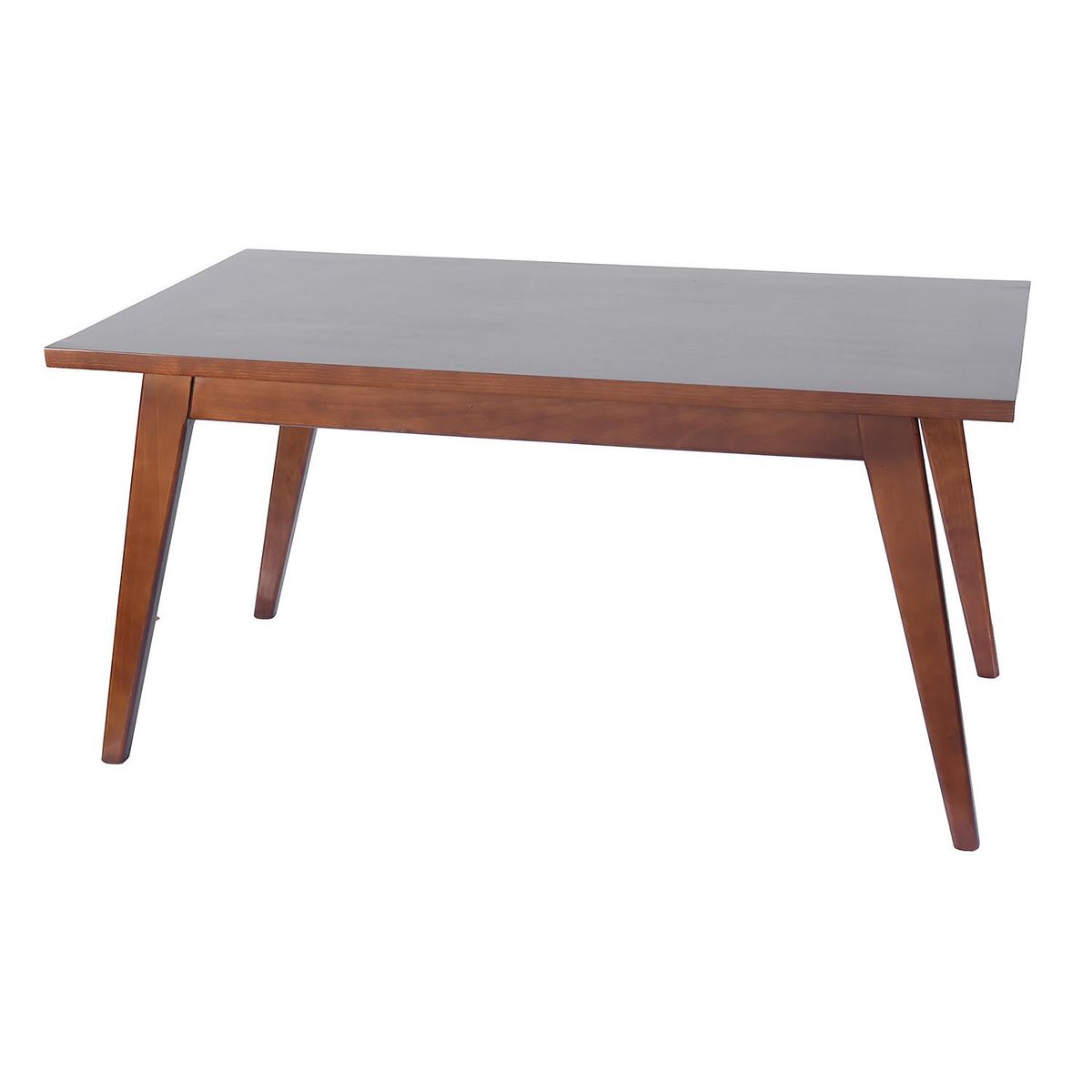 BETA NATIVA - Mesa  Ignacia de comedor rectangular estilo sónico color miel