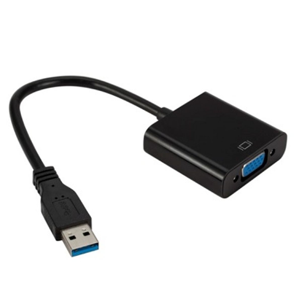 GENERICO - Adaptador USB a VGA Convertidor para monitores antiguos
