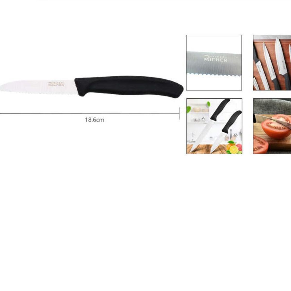 GENERICO - Pack 3 Cuchillo Sierra 18.6cm
