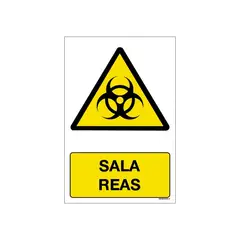 MAU PRINT - Señaletica Advertencia SALA REAS 20x30