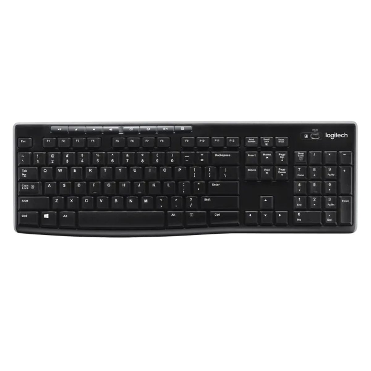 LOGITECH - Teclado - Logitech K270 - Inalámbrico - Español - Black