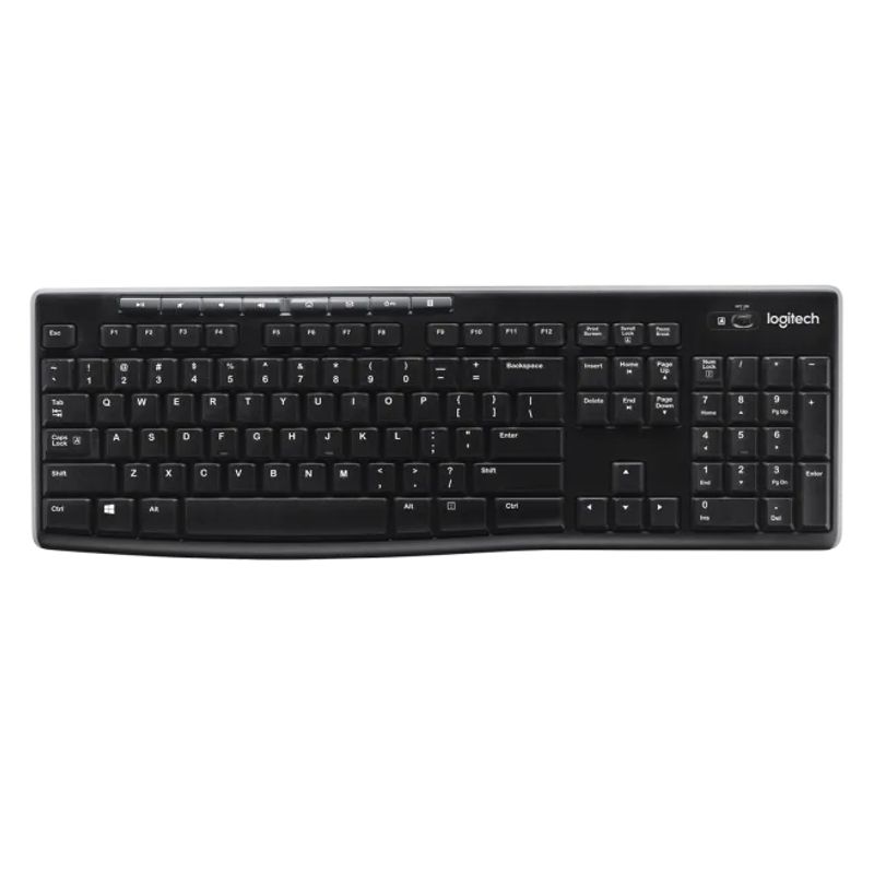 LOGITECH - Teclado - Logitech K270 - Inalámbrico - Español - Black