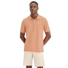 DOCKERS - Polera Hombre Polo Slim Fit Naranjo