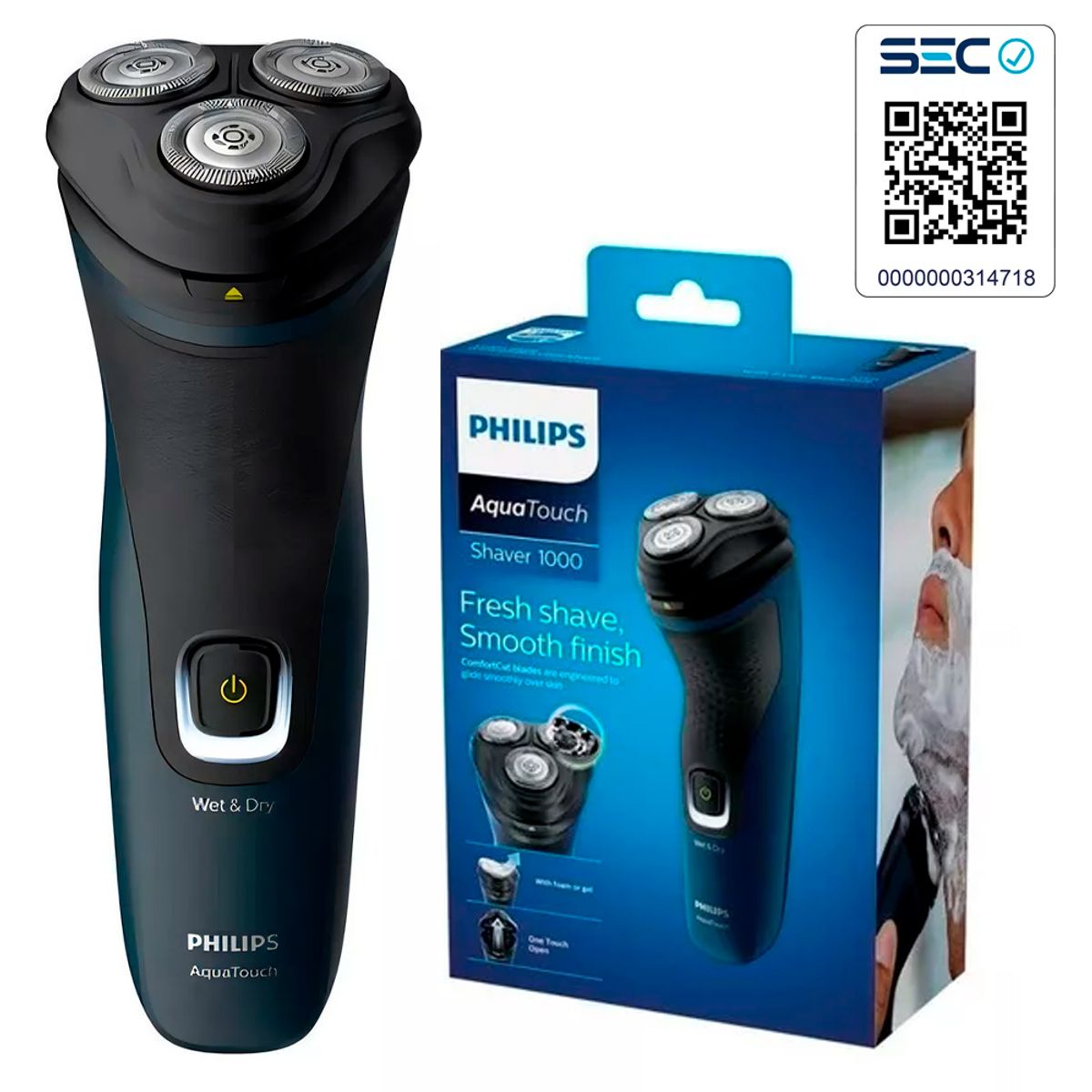 PHILIPS - Afeitadora Corta Barba Inalámbrica Recargable Philips certificada SEC